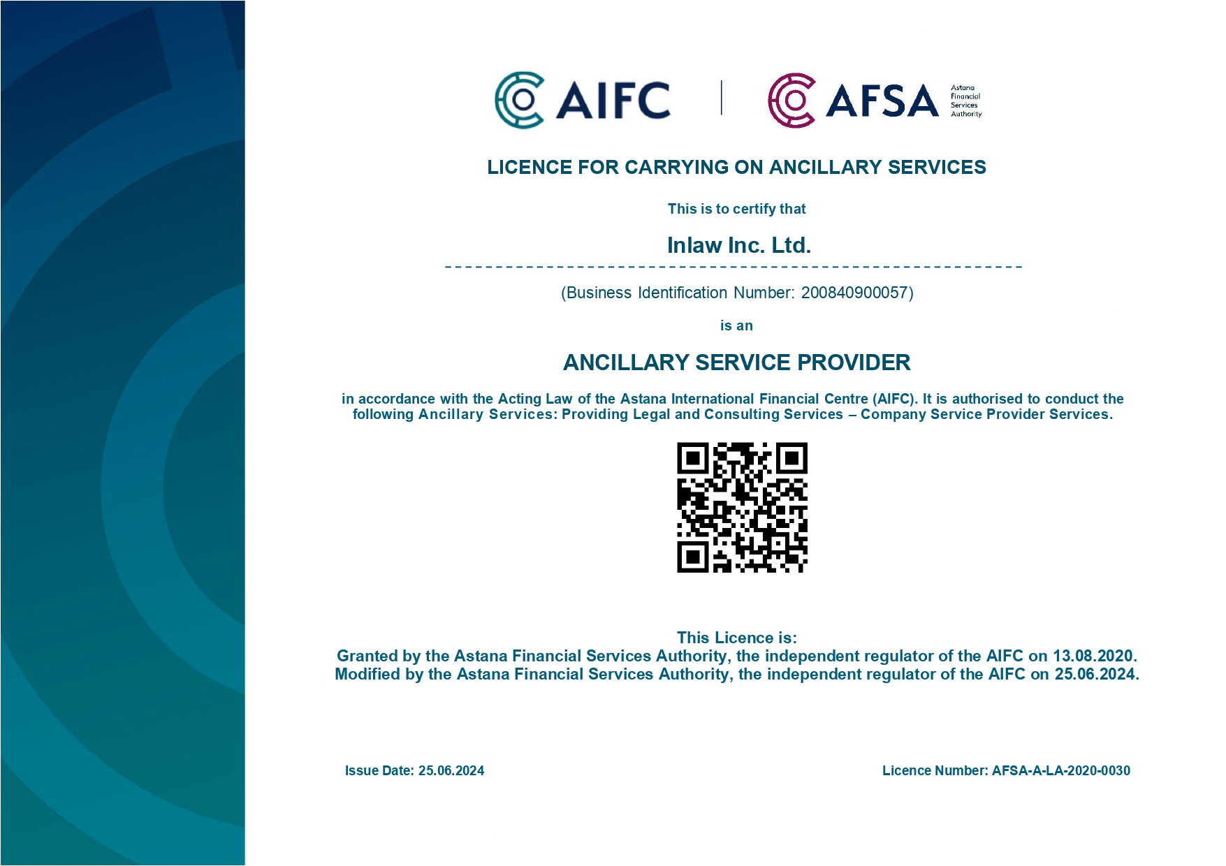 AFSA Licence
